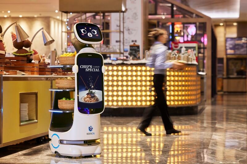 Keenon DinerBot T10, KEENON (KLEENBOT) — Сервисный робот, фото 2: купить и аренда
